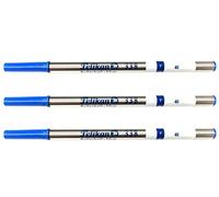 3 ricariche per penna a sfera Pelikan 338, colore blu fine