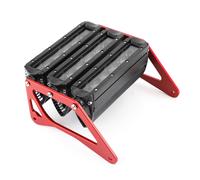 3-RIGA BIANCA LED FARO HEADLIGHT per Honda MSX125/SF GROM 2013-2019 ROSSO GG T9