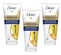 3 riparazioni intensive Dove 1 minuto per la cura dei capelli Express ripara e riduce istantaneamente fino al 98% dei danni ai capelli * 170 ml (confezione da 3)