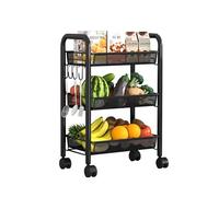 3 ripiani Slim Storage Caddy - Scaffale da bagno e cucina indipendente - Design sostenibile per organizzare lo spazio