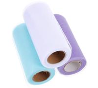 3 Rolls Tessuto Di Tulle Bianco Rotolo Decorazioni Per Feste Matrimonio