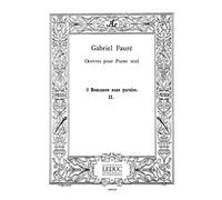 3 Romances Sans Paroles Op. 17 Romance N02 Piano