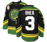 3 Ross The BOSS Rhea ST John's Shamrocks maglia da hockey con patch EMHL bianco verde - nero - L
