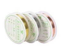 3 Rotoli 18 Gioielli Rame Appannamento Perline Gioielli