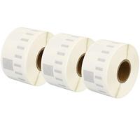 3 Rotoli 99013 S0722410 36mm x 89mm Etichette trasparenti compatibili per Dymo LabelWriter 4XL 450 400 330 320 310 Twin Turbo Duo SLP 450 430 420 400 200 100 Pro Plus (260 Etichette per Rotolo)
