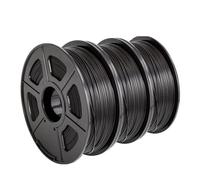 3 rotoli di filamento 3D PETG 1KG 1,75 mm +/- 0,02 mm Filamento for stampa 3D, imballaggio sottovuoto del filamento accuratamente avvolto Filamento Stampante 3D(PETG-BK-3KG)