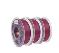 3 rotoli di filamento PLA 3D 1KG 1,75 mm +/- 0,02 mm, filamento for stampa 3D filamento accuratamente avvolto imballaggio sottovuoto Filamento Stampante 3D(PLA-Rainbow02-3KG)