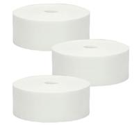 3 rotoli di sudore cuscinetti, nastro per collo invisibile adesivo, nastro per camicia usa e getta, fodera per il sudore traspirante, collare tagliato liberamente per protezioni per colletti per le c