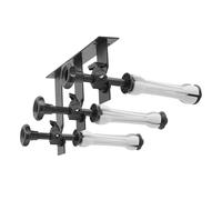 3 rotoli di supporto manuale per sfondo dispositivo di supporto a parete Backdrop Elevation Dispositivo manuale Fotografia Sfondo sollevatore Fotografia staffa di montaggio con gancio Catene