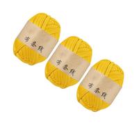 3 Rotoli Filo Intrecciato Elastico Per Maglieria Filato Poliestere Borsa Da Tessitura Decorazione Della Casa Mestiere Cucito 32 8 Metri Rotolo Cavo Maglieria Multicolore