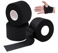 3 Rotoli Nastro Sportivo, 3,8cm x 9.1m Sport Tape, Tape Sportivo Anelastico e Ipoallergenico, Nastro per Dita Strappabile, Nastros Adesivo Sport, per Bendaggio Funzionale, per Dita, Mani, Piedi