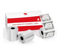 3 rotoli Phomemo 40x30mm Argento Glitter Autoadesivo carta termica diretta etichette per Phomemo M110 M221 M220 M120 M200label stampante