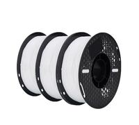 3 rotoli PLA PETG ABS TPU filamento stampa 3D materiale PLA da 1,75 mm, buona tenacità ecologica for stampanti 3D FDM Filamento penna 3D Filamento Stampante 3D(3KG TPU White)