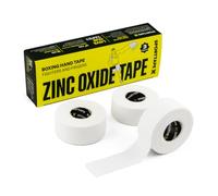 3 Rotoli SPORTTAPE Nastro Ossido di Zinco | 2,5 cm x 10 m | Nastro bianco per prevenzione vesciche e supporto articolare | Boxe, arrampicata | Protezione dita, polso, mano, guanti