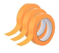 3 RotoliNastro Carta Imbianchino, Nastro di Cartas, 24 mm x 50 mCarta Gommata Professionale, Nastro di Carta per Pittura, nNastro Adesivo Autoadesivo per Bordi di Vernice Precisi Imbiancatura