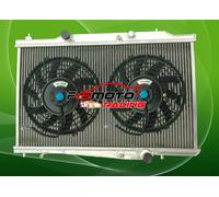 3 Row Aluminum Radiator+ FAN for 2014-2017 2015 2016 Ford Fiesta ST 1.6L MANUAL
