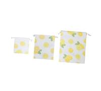 3 sacchetti per trucchi in cotone al , sacchetti regalo con coulisse, sacchetti da tè in tessuto, organizer per bustine da tè, sacchetto regalo, manuale di istruzioni (lingua italiana