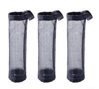 3 sacchetti portaoggetti da cucina da parete, per una gestione efficiente dello spazio (nero)