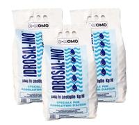 3 sacchi Sale alimentare in pastiglie IDROSAL 10 KG per addolcitori depuratori