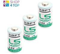 3 SAFT Ls 14250 1/2AA 3.6V Litio Batteria Bobina Cella LiSOCl2 Misura 1/2 Aa
