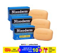 3 scatole di sapone NIXODERM allo zolfo e all'acido salicilico 100 g - proble...