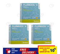 3 Scatole Fluimucil A 200mg 30 Bustine Granuli Trasparente Flemma Aroma Arancia