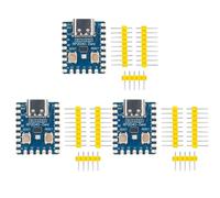 3 schede di sviluppo RP2040-Zero per microcontrollore, con pin non saldati