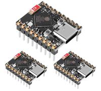 3 schede di sviluppo SuperMini ESP32 S3 - compatibile con Ar duino e MicroPython, 2,4 GHz WLAN BLE 5.0, ampia interfaccia per IoT e dispositivi portatili, con LED RGB integrato e blu