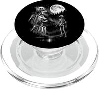 3 scheletro ululando alla luna vintage divertente grafica anni '80-90 PopSockets PopGrip per MagSafe