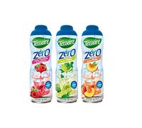 3 sciroppi senza zucchero lampone/mirtillo rosso mojito pesca 3x0.6L