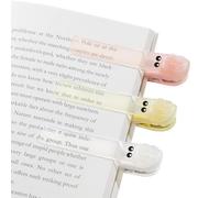 3 segnalibri automatici in silicone, simpatici custodi per pagine visive per donne e bibliofili, accessori da lettura unici, regali unici per rimanere in posizione durante la lettura