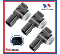 3 Sensori Di Parcheggio Nero Ad Angolo Per CITROËN C4 CACTUS E Grand C4 Picasso