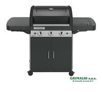 Campingaz Barbecue a Gas BBQ da Giardino con Coperchio Ruote e Fornello Laterale Potenza 9.6+2.3 kW - 2000033886 - 3 Series Classic LS Plus D DualGas