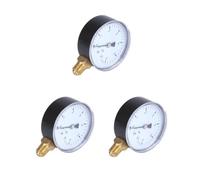 3 set 1/4 "NPT montaggio laterale 2.3" Viso 6 Bar Compressore Pressione Aria Compressa Manometro