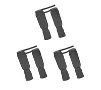 3 set 1 paio di parastinchi per arti marziali miste, protezione elastica, nero e L
