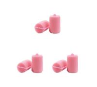 3 set 1 set di bigodini per capelli, colore casuale, bigodini in spugna, bigodini professionali per stilisti, 4 x 7 cm, 6 pezzi