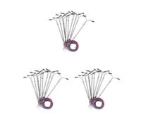 3 set 10x modellino ferroviario treno lampione lampioni per HO OO scala LED 1:150, bianco freddo