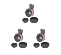 3 set 2-in-1 Obiettivo della fotocamera del telefono Macro/Grandangolo Clip Carry Pouch Rose Gold 50x50x35mm