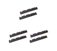 3 set 2 pezzi dadi scanalati per 4 corde di ricambio basso elettrico nero