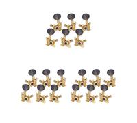 3 set 3R3L String Tuning Peg Tuner Open Oval Button Heads per chitarra folk acustica