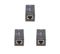 3 Set 5V ~ 48V POE Modulo di Alimentazione POE Iniettore Adattatore Nero