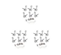 3 set 6 pezzi 3R Chitarra String Tuning Peg Acciaio Filettato Tuner Meccaniche Teste Regolabili Manopole Bloccaggio String Set Buona Fissaggio