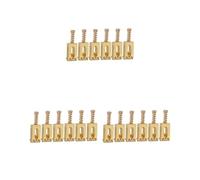 3 set 6 pezzi ponte tremolo String Roller Saddle chitarra elettrica parti oro