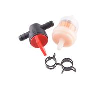 3 Set 6mm Tubo Carburante Rubinetto Filtro Clip Moto Scooter Auto