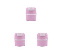 3 set ABS Eye Ciglia Colla Contenitore di Stoccaggio Portatile Sostituzione Sigillato Elegante Pulsante Interruttore Scatola Barattolo Accessori Strumento di Bellezza Rosa