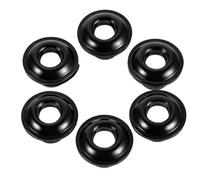 3 Set Boccole per Accordatori di Chitarra, Parti per Acustica | Metallo e Abs, Riducono Rumore e Gioco, per Accordatori Moderni e Vintage, Nero