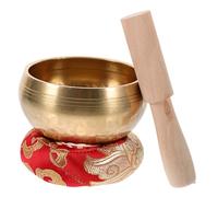 3 Set Ciotole Sonore del Buddha Realizzate a Mano Ciotole Cantanti Ciotola in Rame Ciotola Buddista Ciotola Ode Buddista Ciotola Cantante Cuscino for Anello Ciotola Zen Legno di Rame Puro