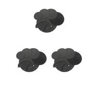 3 set da 10 pezzi di cuscinetti per sordina per batteria Hi Hat e 2 sordine per piatti silenziosi per esercitarsi e riutilizzarli