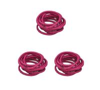 3 set di 10 fasce per capelli Topknot cerchietti per capelli regolabili decorativi protettivi elastici per donne accessori rosa rosso