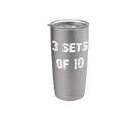 3 set di 10 formule standard per bodybuilding Bicchiere termico in acciaio inox doppia parete
